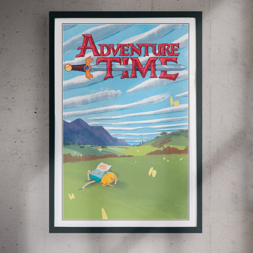 Cuadro 60x40 Cartoons - Adventure Time - Hora De Aventuras