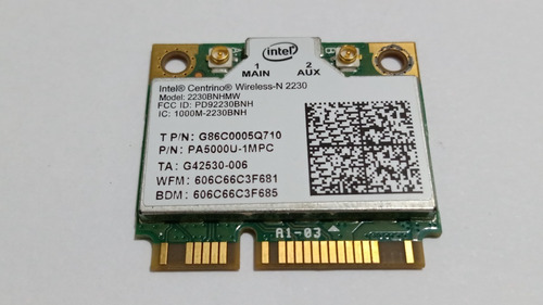 Placa Wifi + Bluetooth Intel 2230bnhmw