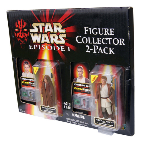 Figuras 2 Collector Pack Obiwan Y Anakin  Star Wars Ep. 1