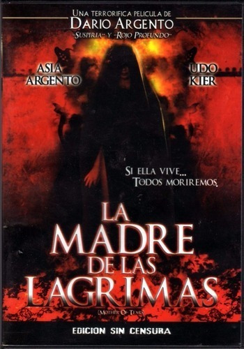 La Madre De Todas Las Lágrimas De Darío Argento, Dvd Terror