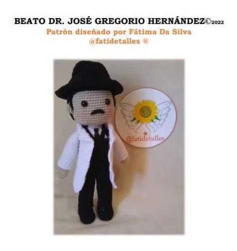 Patron Amigurumi Dr. Jose Gregorio Hernandez