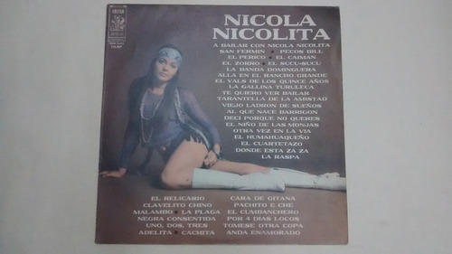 Nicola Nicolita (lp) Disco De Difusion