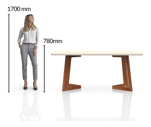 Conjunto Sala De Jantar 6 Lugares Com Mesa E Cadeira Em