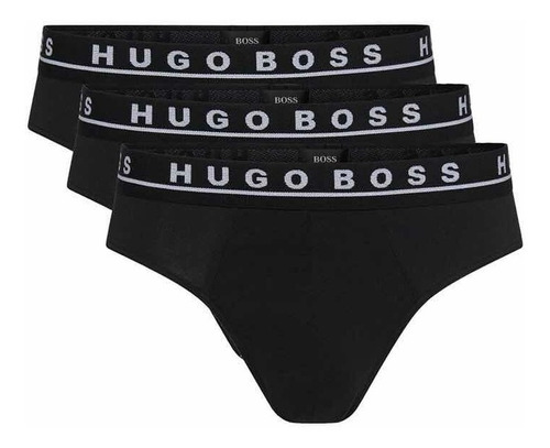 Trusa Hugo Boss Color Negro 3 Pack 100% Original