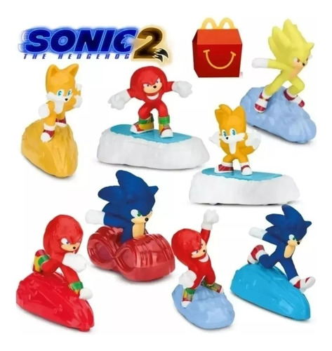 Sonic 2 Colección Mc Donalds 2022 Completa