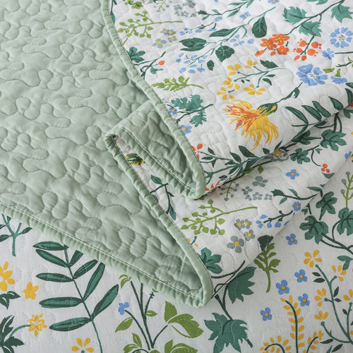 Newlake Juego De Colcha Y Edredón De Patchwork Reversible -
