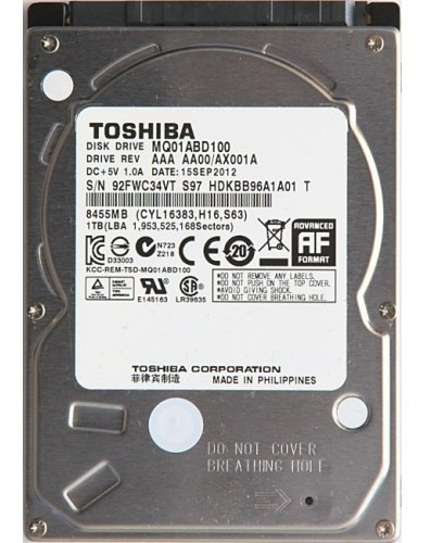 Disco Duro Toshiba 2.5 1tb 1 Tera Laptop, Ps3, Ps4 Nuevo