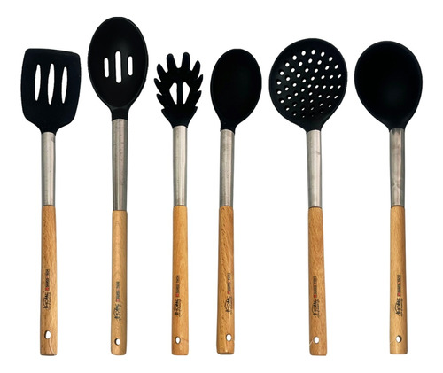 Utensillos De Menaje Cocina X6 Silicona Swiss + Tech I Css ®