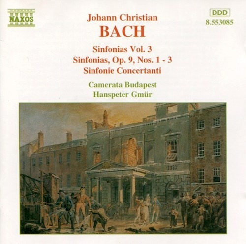 Sinfonias Vol 3/gmur - Bach Jc (cd) 