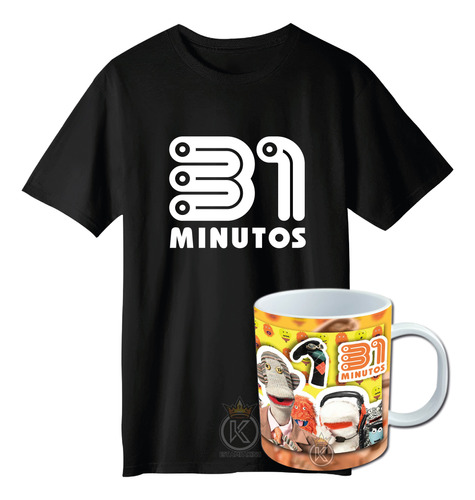 Polera 31 Minutos + Tazon - Estampaking