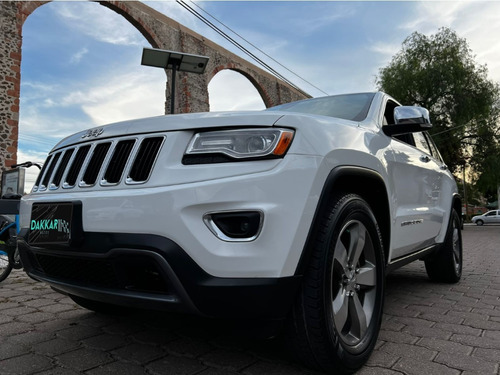 Imagen 1 de 15 de Jeep Grand Cherokee Blanca Límited Lujo Navi 2015 At Dakkar