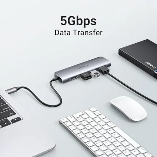 Ugreen Revodok Hub Usb C 6 En 1 Usb C Dongle 4k