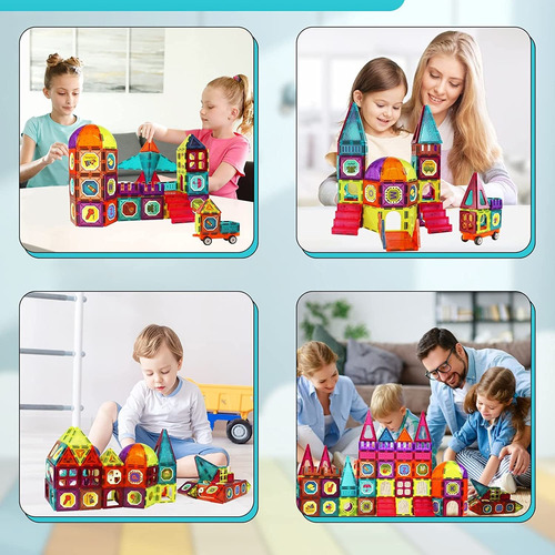 Azulejos Magnéticos Para Niños, Bloques De Construcci...
