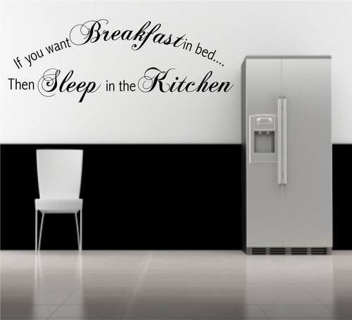 Vinilo Decorativo Sleep Kitchen  