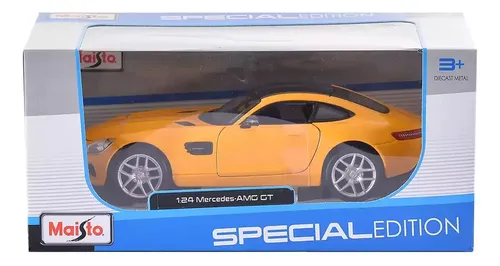 自動車 Maisto Mercedes AMG GT SPECIAL EDIT 1/24 Carrinho Mercedes Bens Amg Gt 1:24 Amarelo Maisto Special