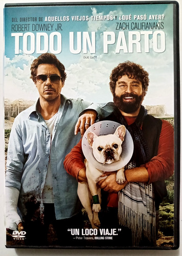 Todo Un Parto Robert Downey Jr. Zach Galifianakis Dvd (Usado)