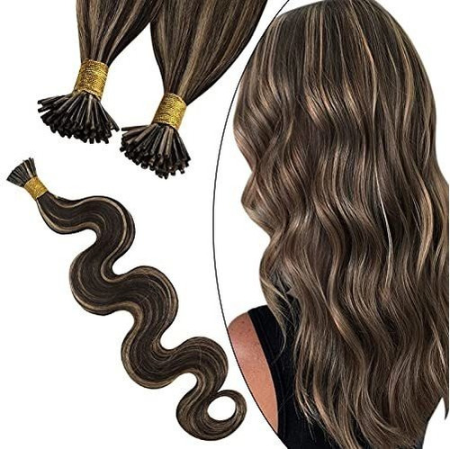 Ugeat Body Wave I Tip Hair Extensions Human Hair 22 Bcwme