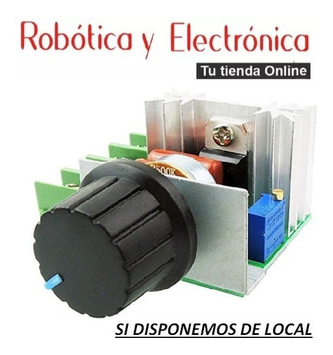 Dimmer Controlador Vac Triac 110-220vac 2000w Ajustable 