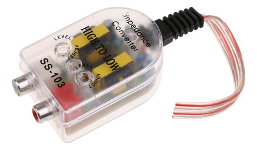 Covertidor Adaptador Línea De Parlante A 2 Rca 2 Canales