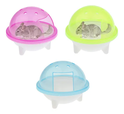 2 Piezas Hámster Bola De Ejercicio Baño Animales Pequeño 2 Piezas Hámster Bola De Ejercicio Baño Animales Pequeño