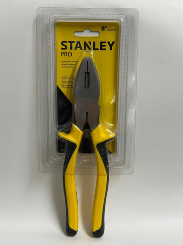 Alicate Pro Para Electricista 8 Pulgadas Stanley 84-056