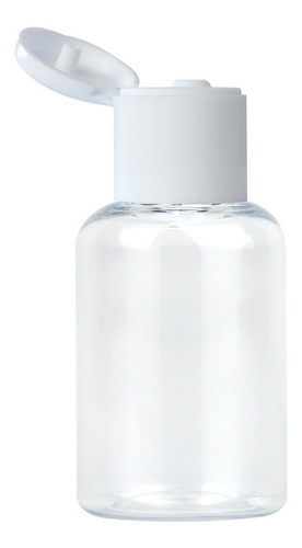 Imagem 7 de 9 de 100 Mini Frasquinhos Plástico Pet 30ml Tampa Fliptop Frasco