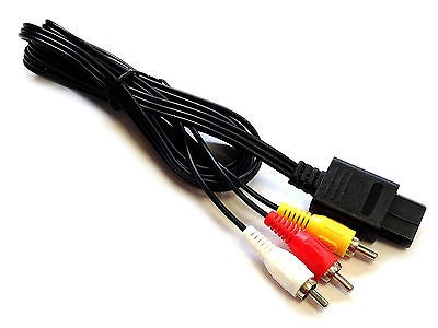 Para Nintendo 64 N64 Av Audio Video A / V Cable Cable De Ala