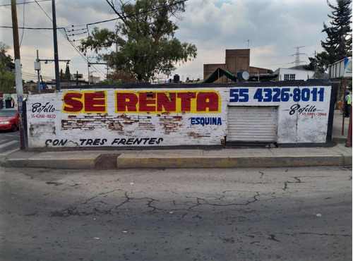 Terreno Comercial En Renta Tlahuac