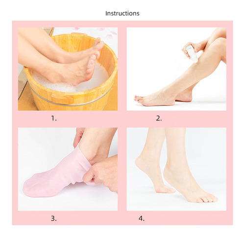 3 Paquete De 2-4 Calcetines De Gel De Silicona 3 Piezas