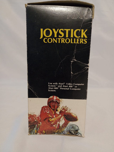 Atari 2600 Joystick Controles Caja Vacía ( Sola ) Negro/marrón Madera (Usado)