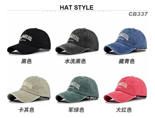 Js Gorra De Béisbol Bordada De Los Angeless