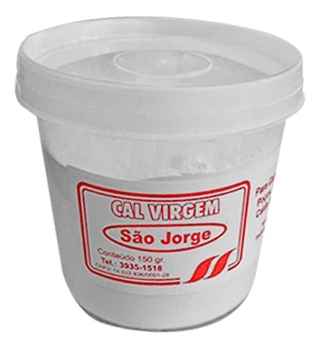 Cal Virgem Sao Jorge Pote Com 150g  - Kit C/16 Pt