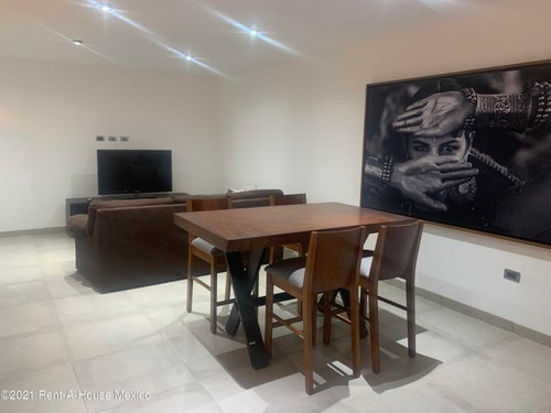 Imagen 5 de 14 de Bello Departamento Amueblado Con Excelente Ubicación Jf
