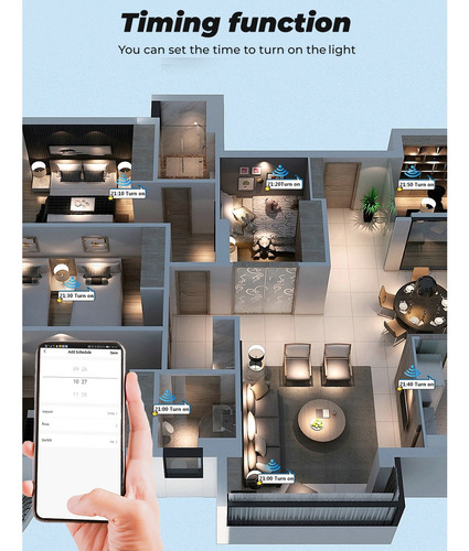 Interruptores De Luz De Pared Táctiles Wifi Smart, 2 Gang