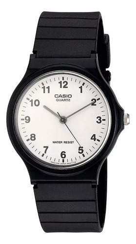 Reloj Casio Analogico Caucho Mq24 Wr Agente Oficial Jr