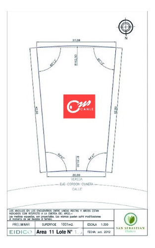 Lote En Venta, San Sebastián, Área 11