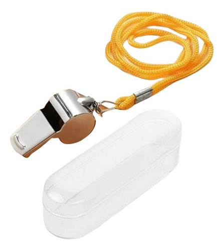 Silbatos Deportivos De Acero Inoxidable Con Cordón, Silbato
