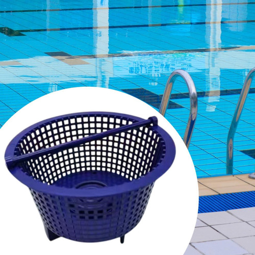 Canasta De Skimmer De Piscina Reemplazar Guardar Azul