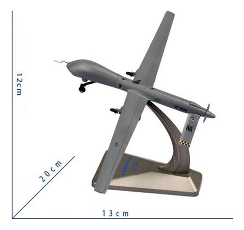 R Aleación 1/72 Mq-1 Avión Modelo Fundido A Presión