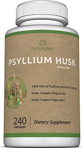 Capsulas Psyllium Husk; 240 Capsulas De 0.025 Onzas Cada Una