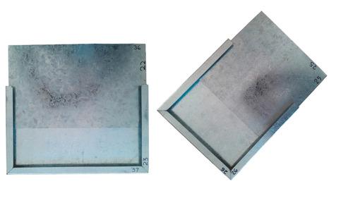 Combo Cartel Carga Peligrosa Chapa Galvaniz 25x25 + 36x22cm