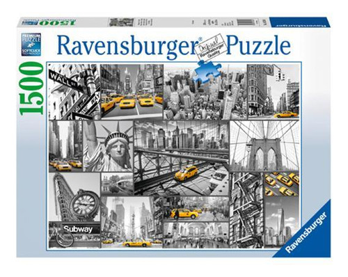 Puzzle Taxis En Nueva York 1500 Piezas - Ravensburger