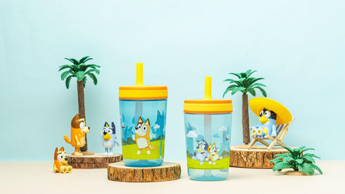 Set De Vasos Bluey Kelso De Zak Designs, 450 Ml, 2 Unidades,