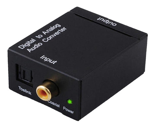 Convertidor Optico A Rca Audio Digital A Analogico Toslink