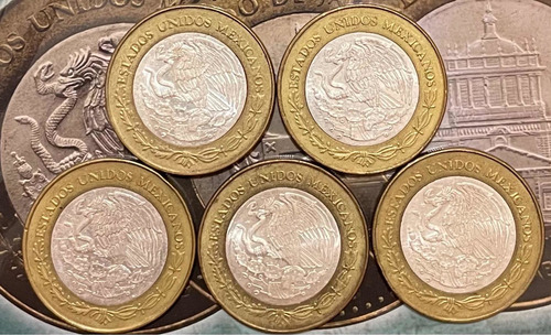 Colección Completa Monedas De 100 Pesos Los Estados!a Pagos! (Usado)