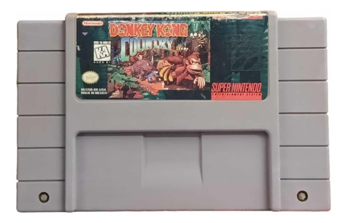 Donkeys Kong Country Snes Original Garantizado **play Again* (Reacondicionado)