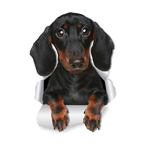 Cute Dachshund Sausage Dog Wall Decals - 2 Pack - Wiene...