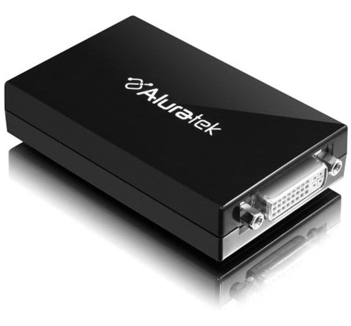 Adaptador Aluratek Hi Res Usb 20 A Dvi Con Pantalla Doble