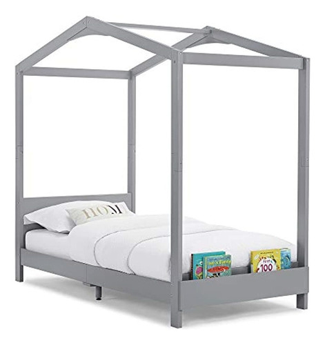 Cama Doble, Color Gris