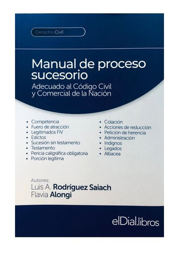 Manual De Proceso Sucesorio - Saiach - Alongi